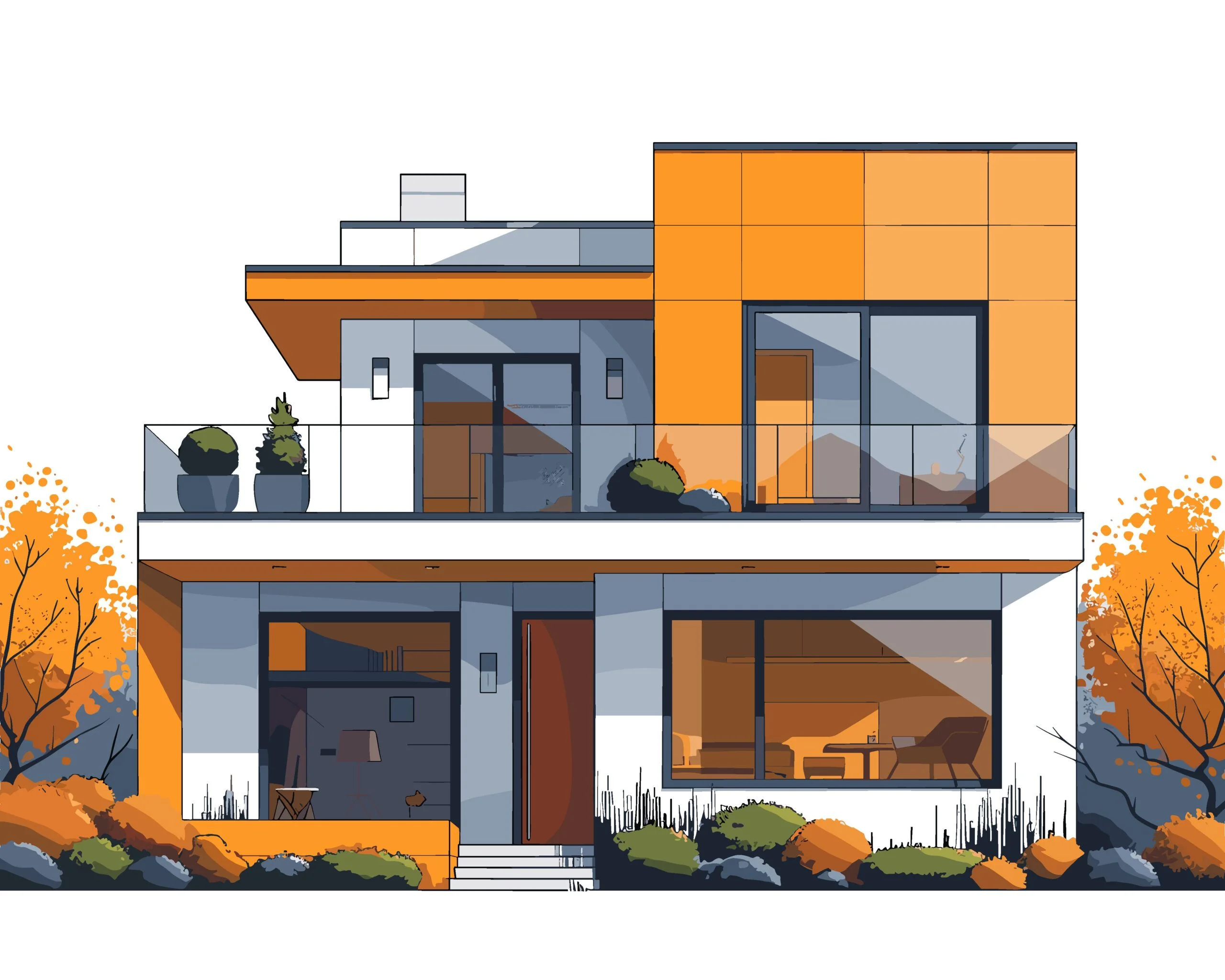 Interior design rendering by RnD Builders